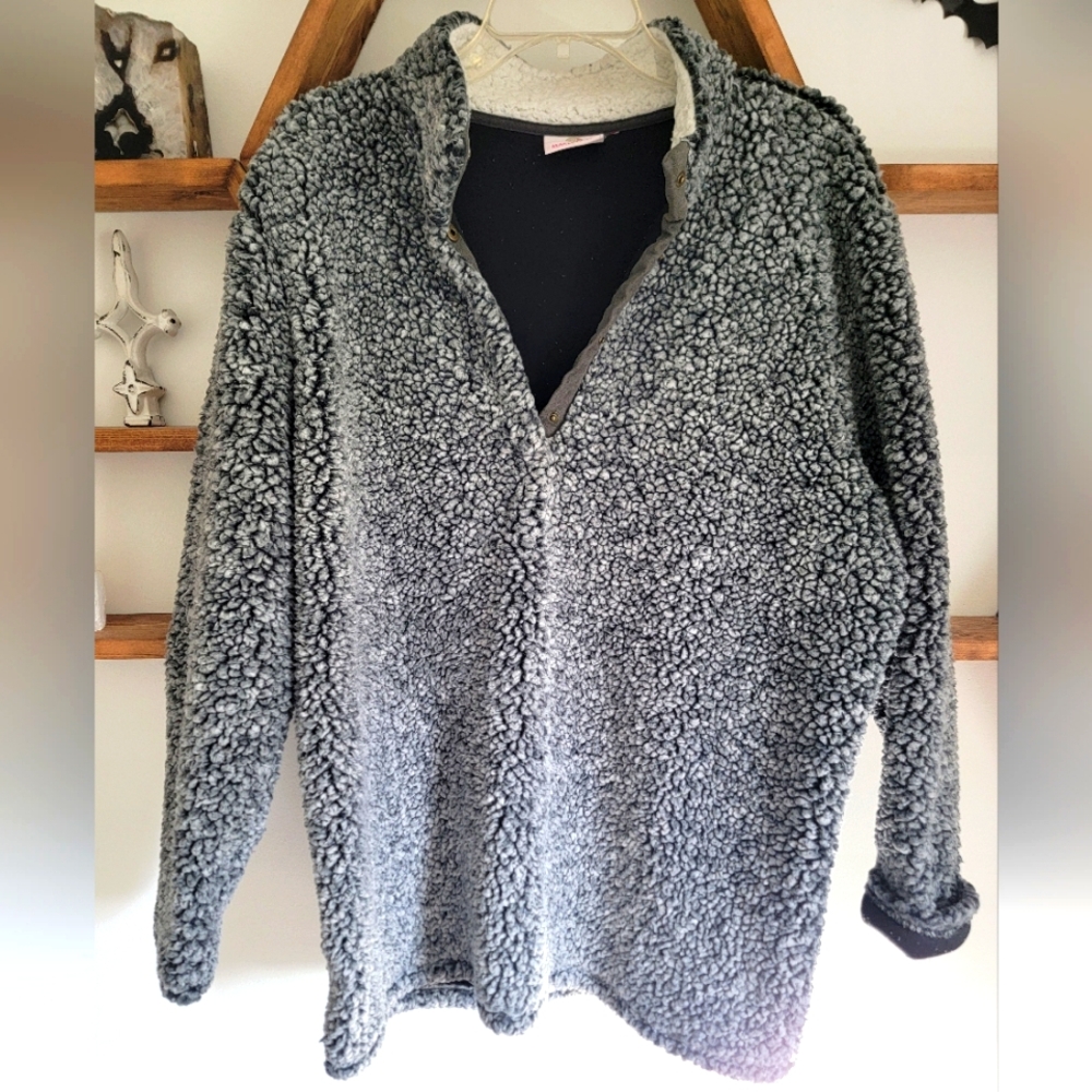 MarleyLily sherpa cozy pullover